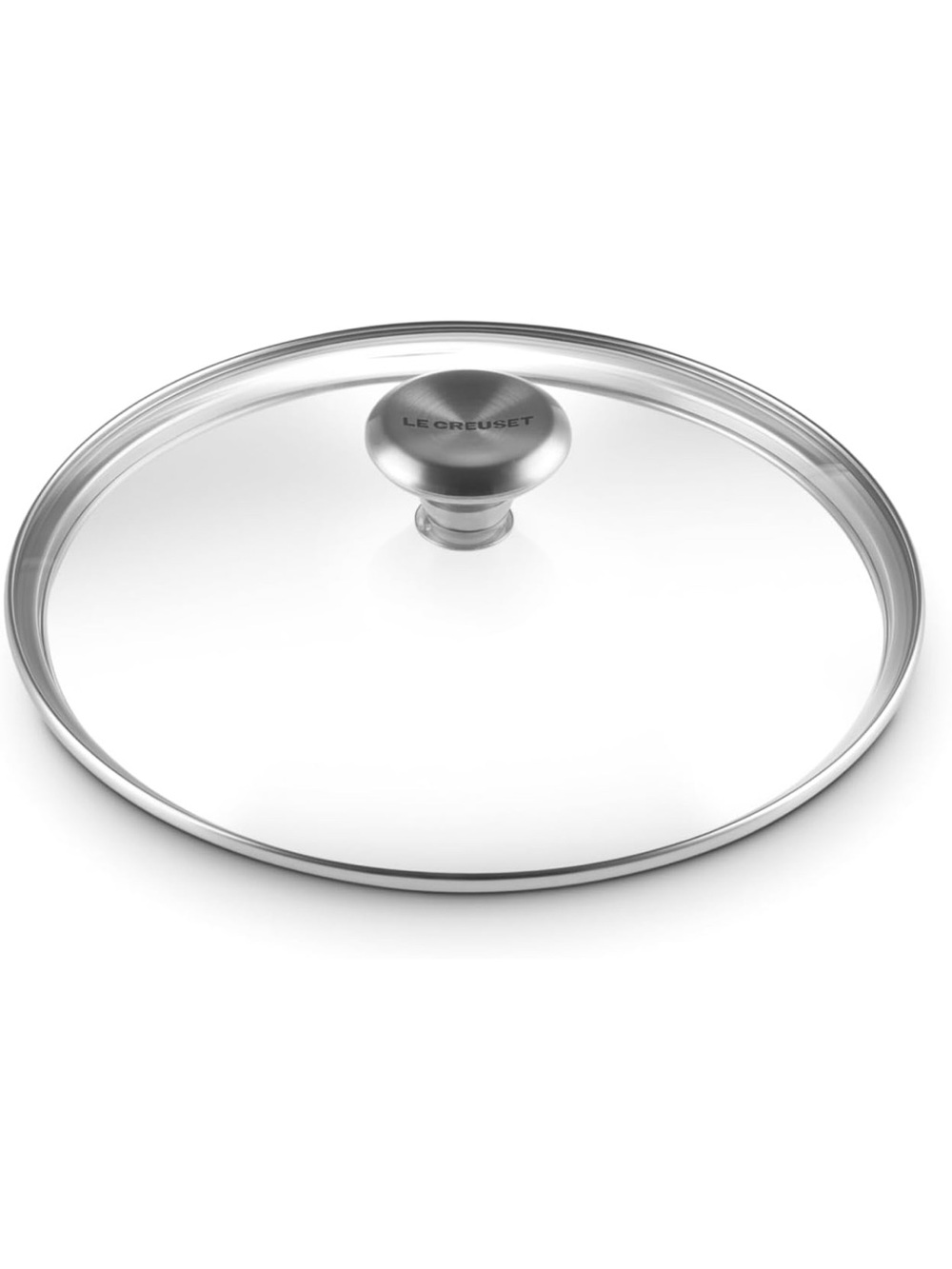 New Le Creuset Signature Glass Lid with Stainless Steel Knob, 11”